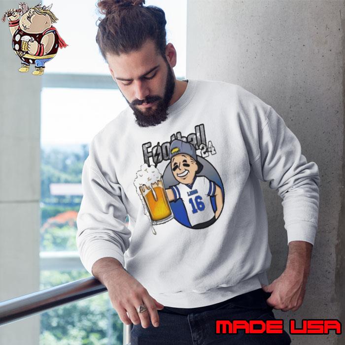 Introducing Beer Football Detroit Lions Drink Beer 24 s Sweatshirt