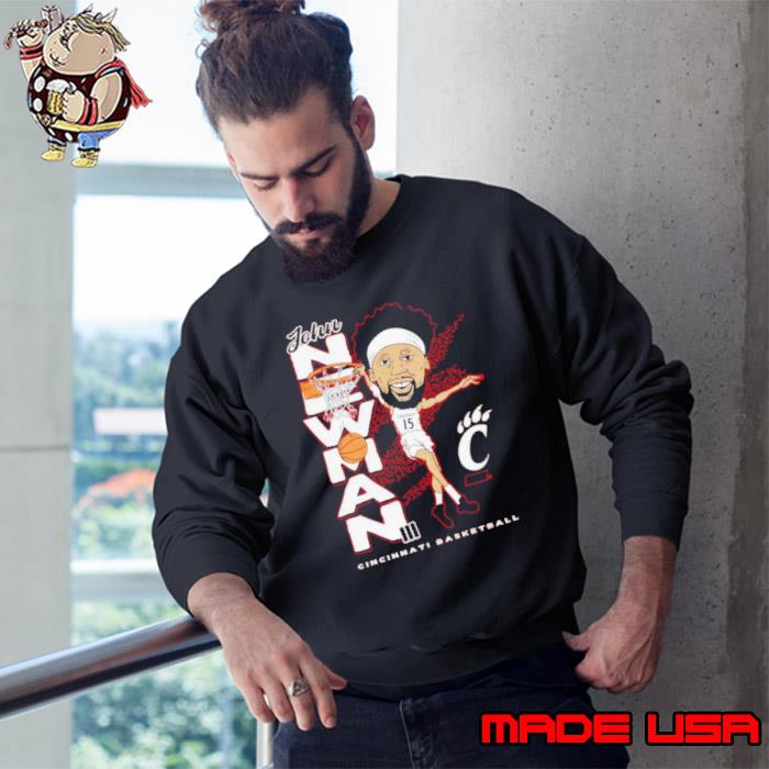 John Newman Cincinnati basketball Cartoon s Sweatshirt