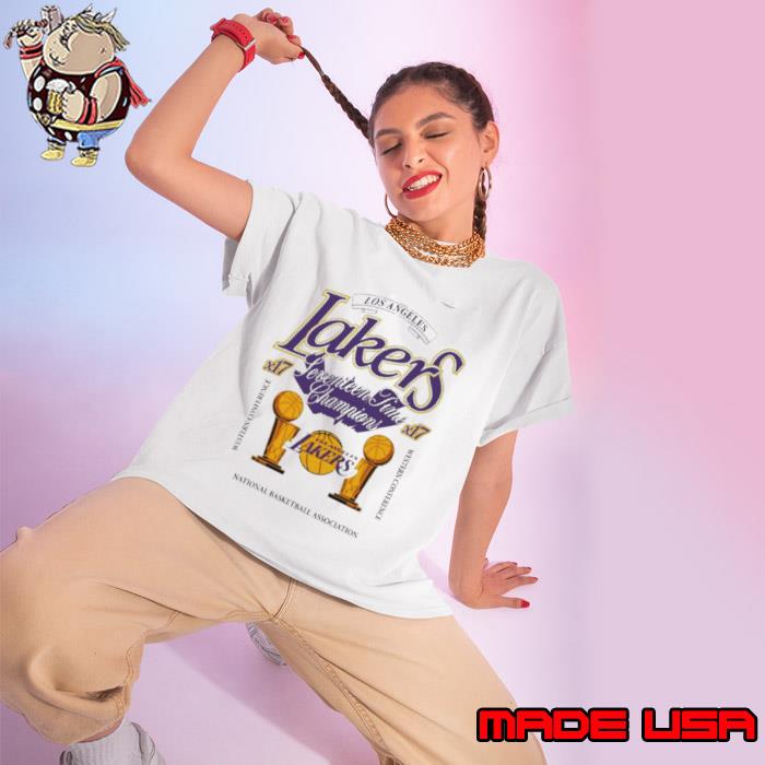 Los Angeles Lakers Seventeen Time Champions Basketball 2024 shirt