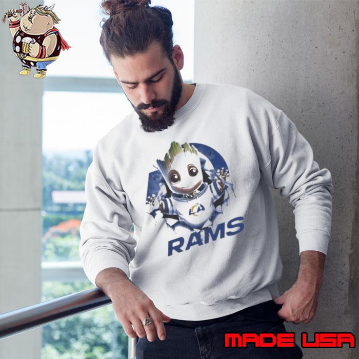 Los Angeles Rams Baby Groot Blood Inside Me Shirt Sweatshirt