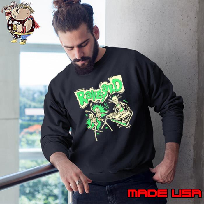 Skeleton raveyard vintage shirt