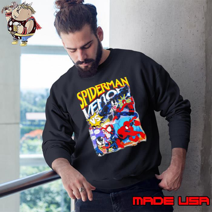 Spiderman VS Venom comic s Sweatshirt