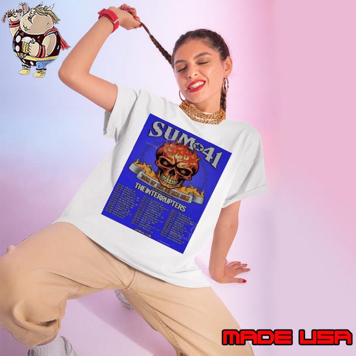 Sum 41 Tour Of The Setting Sum 2024 Tour Date s Ladies tee