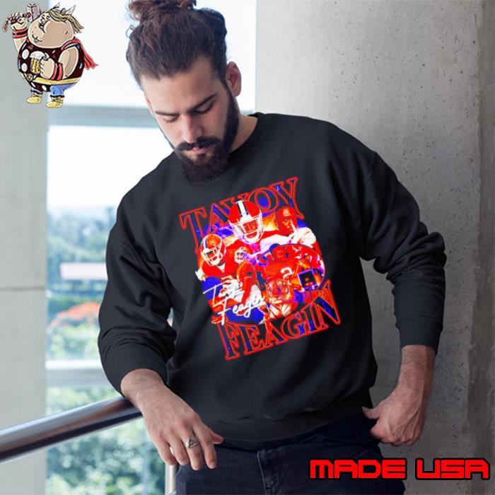 Tavoy Feagin Clemson Tigers football graphic poster s Sweatshirt