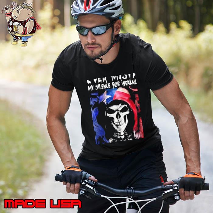 Texas Skull Never Mistake My Silence For Weakness Shirt