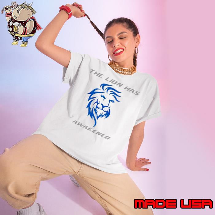 The Lions has awakened Detroit Football shirt