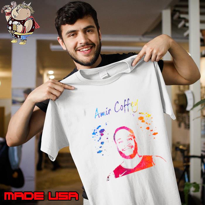 Amir Coffey American professional basketball player for the Los Angeles Clippers watercolor T-Shirt Unisex