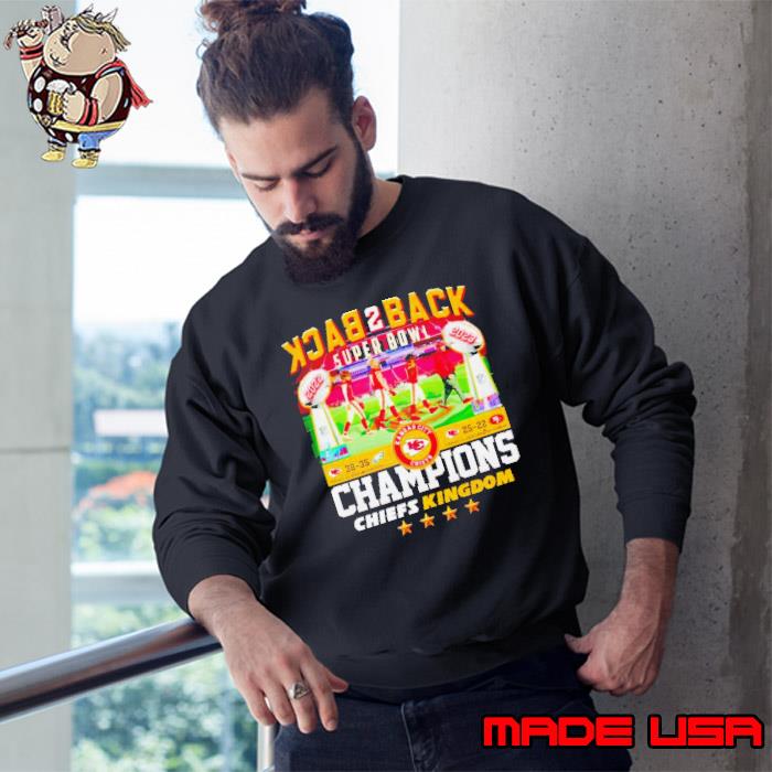 Back 2 back Super Bowl Champions Abbey Road Chiefs Kingdom s Sweatshirt