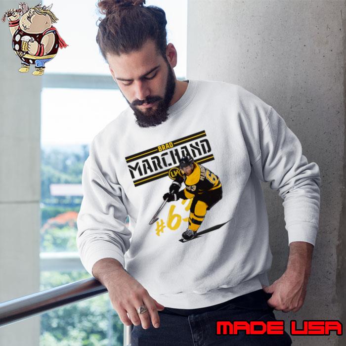 Brad Marchand Boston Play Canadian professional ice hockey left winger T-Shirt