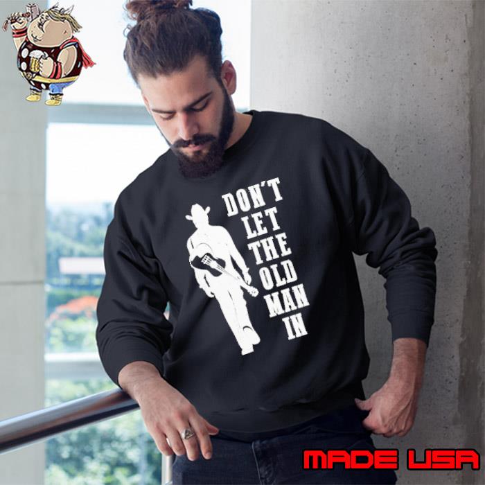 Don't Let The Old Man In vintage Guitar Player walk in shirt