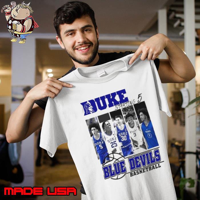 Duke Blue Devils Basketball Starting 5 s Unisex