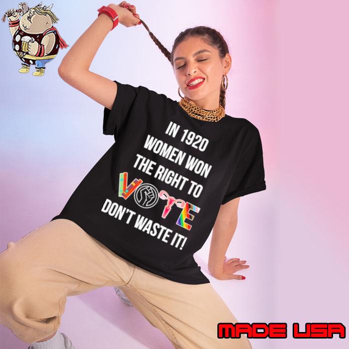 In 1920 women won the right to vote lgbt uterus shirt