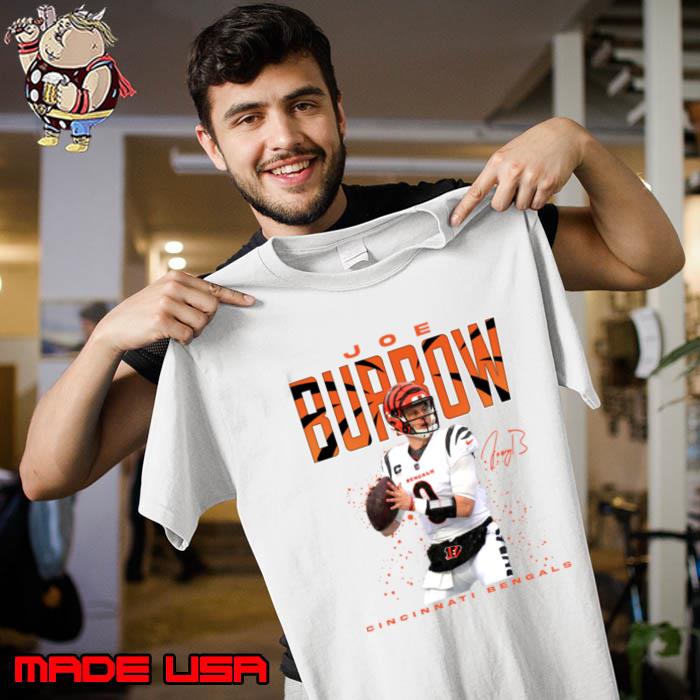 Joe Burrow American football quarterback for the Cincinnati Bengals signature T-Shirt Unisex