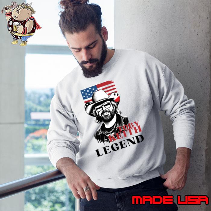 Legend Usa Flag Toby Keith American country music singer T-Shirt Sweatshirt