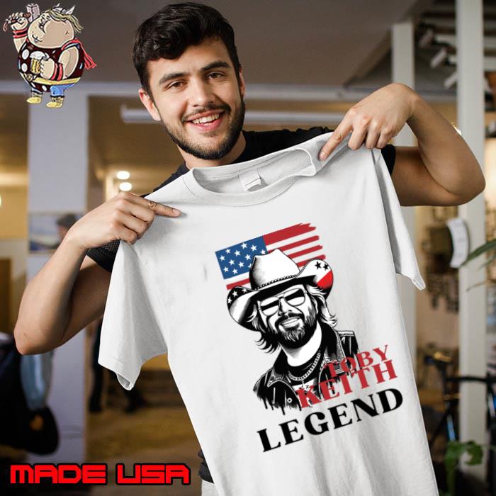 Legend Usa Flag Toby Keith American country music singer T-Shirt Unisex