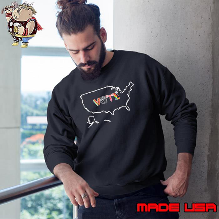 Map vote book uterus lgbt s Sweatshirt
