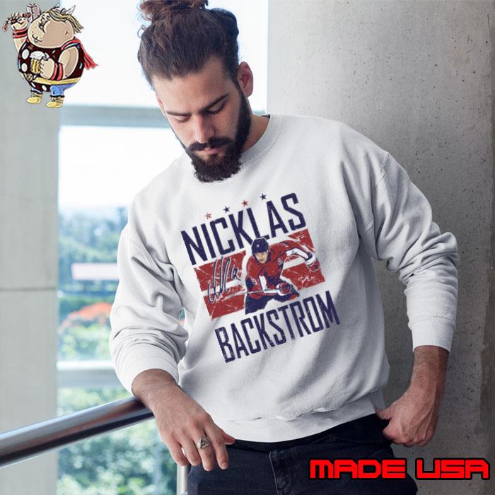 Nicklas Backstrom Signature Swedish professional ice hockey centre Washington Bars T-Shirt Sweatshirt