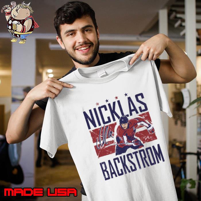 Nicklas Backstrom Signature Swedish professional ice hockey centre Washington Bars T-Shirt Unisex