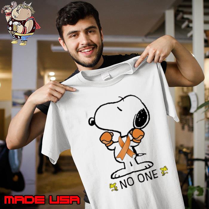 No One Fights Alone Snoopy Multiple Sclerosis Awareness Month s Unisex