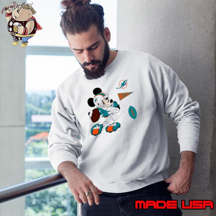 Original mickey mouse player Miami Dolphins Disney football shirt