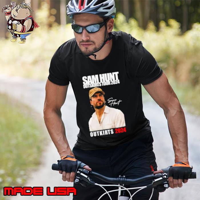 Sam Hunt Outskirts Tour 2024 With Brett Young & Lily Rose Shirt Unisex