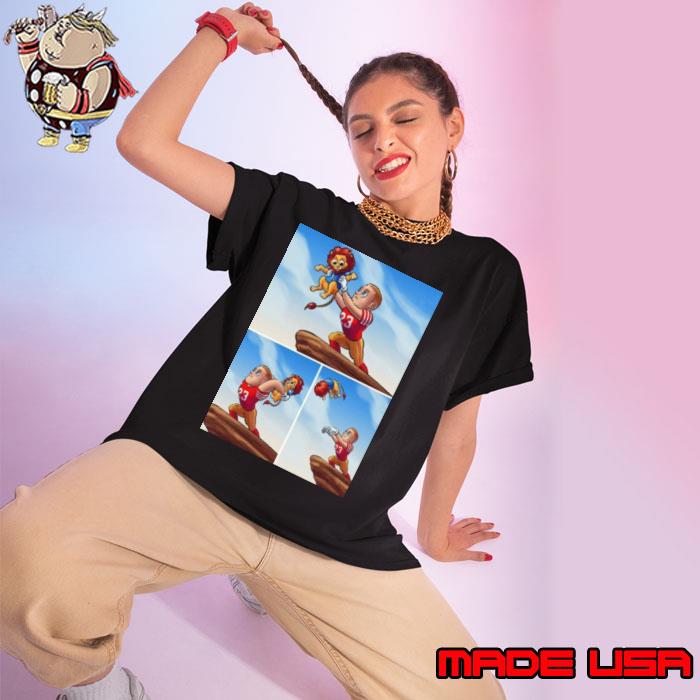 San Francisco 49ers Knock Out Detroit Lions And Advance To The Super Bowl LVIII s Ladies tee