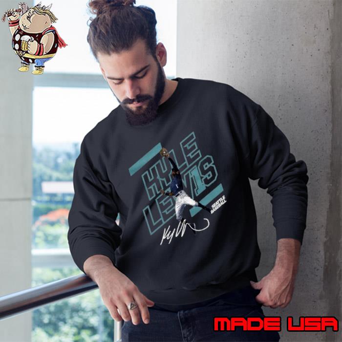 Signature American professional baseball outfielder kyle lewis seatile T-Shirt Sweatshirt