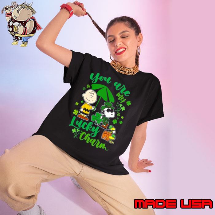 Snoopy Peanuts You Are My Lucky Charm Patrick’s Day 2024 s Ladies tee