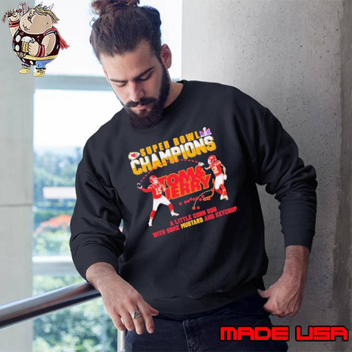 Super Bowl Champions Travis Kelce And Patrick Mahomes Tom And Jerry Shirt