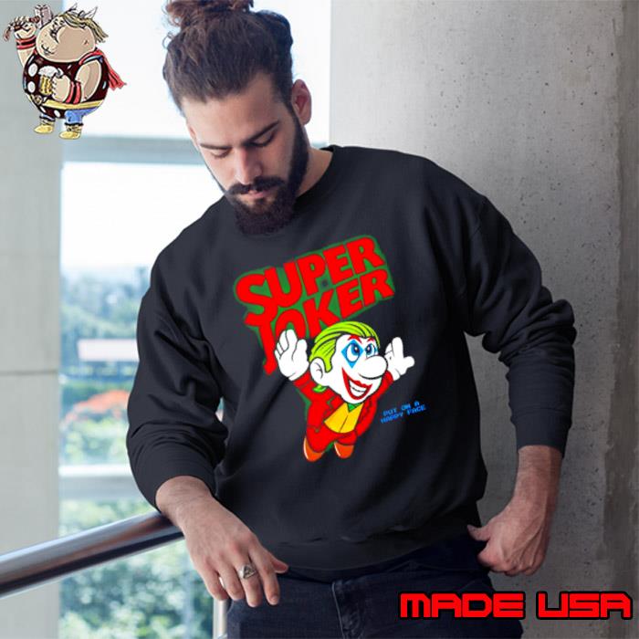 Super Joker happy face shirt