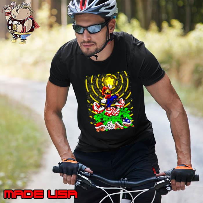 Super Mario Bros jumpman star shirt