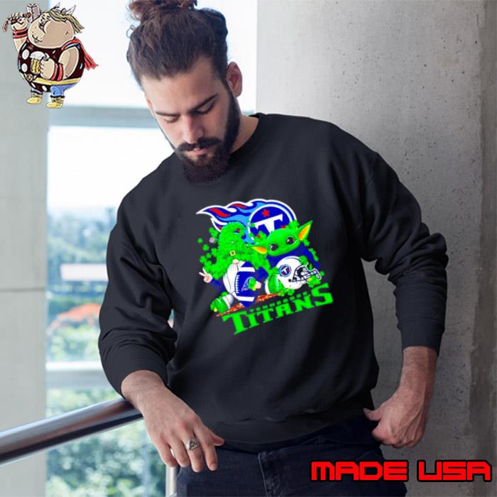 Tennessee Titans Baby Yoda Happy St.Patrick’s Day Shamrock shirt