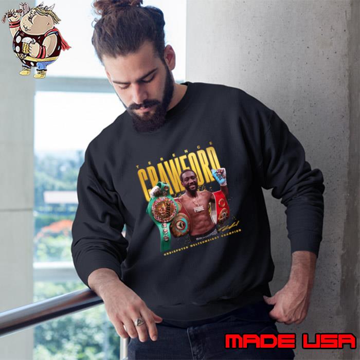 Terence Crawford American boxer held multiple world championships signature T-Shirt Sweatshirt