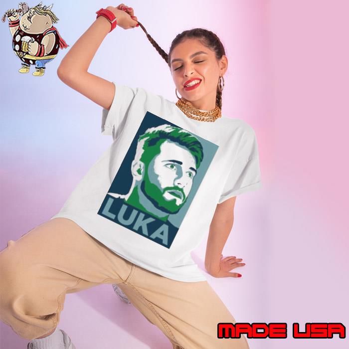 Top luka Player Basketball Dallas Mavericks Art Green s Ladies tee