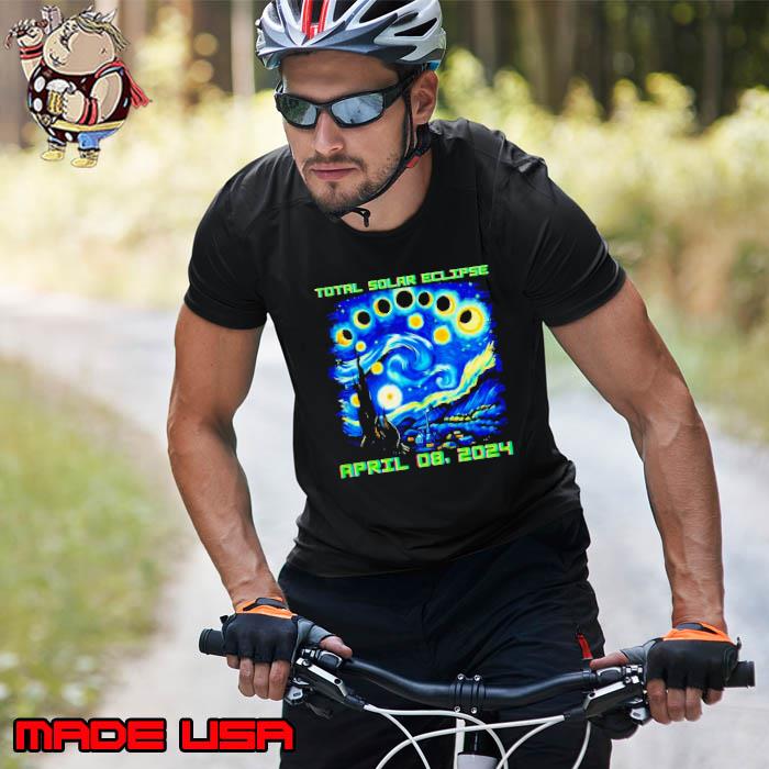 Total solar eclipse starry night April 08 2024 shirt