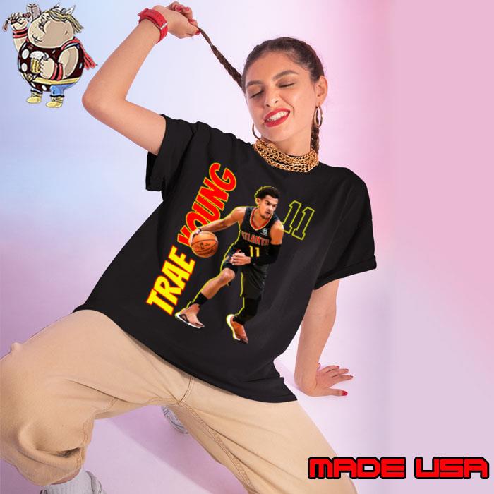 Trae Young No.11 Vintage American professional basketball player T-Shirt