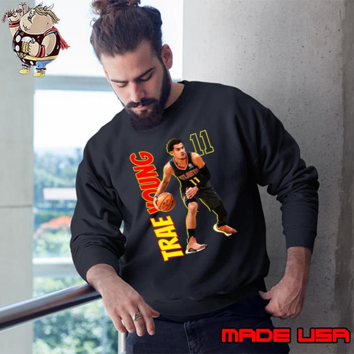 Trae Young No.11 Vintage American professional basketball player T-Shirt Sweatshirt