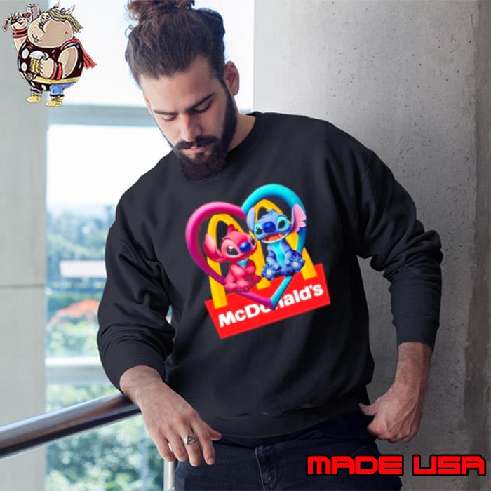 Valentine Stitch Mc Donald’s s Sweatshirt