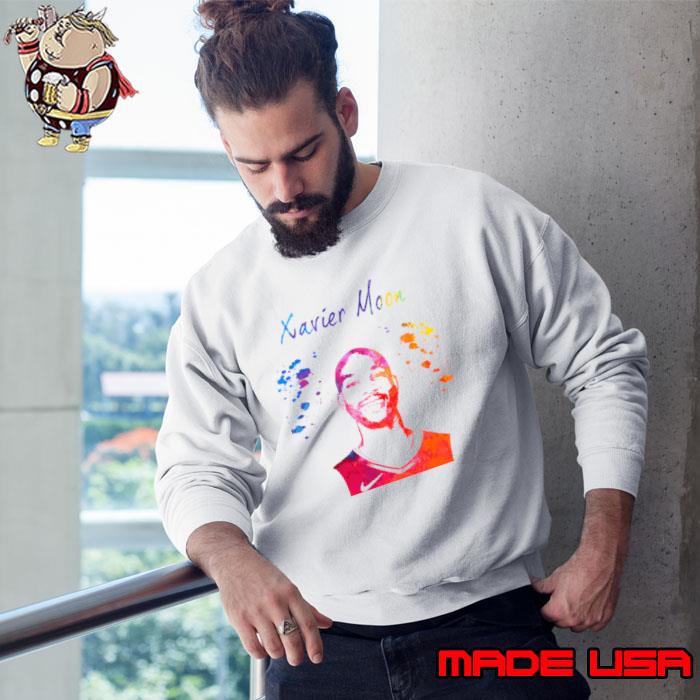 Xavier Moon American professional basketball player for the Los Angeles Clippers watercolor T-Shirt Sweatshirt