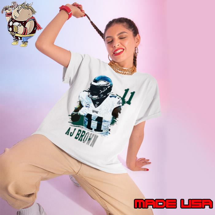 AJ brown 11 American football wide receiver for the Philadelphia Eagles T-Shirt