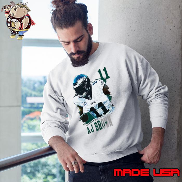 AJ brown 11 American football wide receiver for the Philadelphia Eagles T-Shirt Sweatshirt