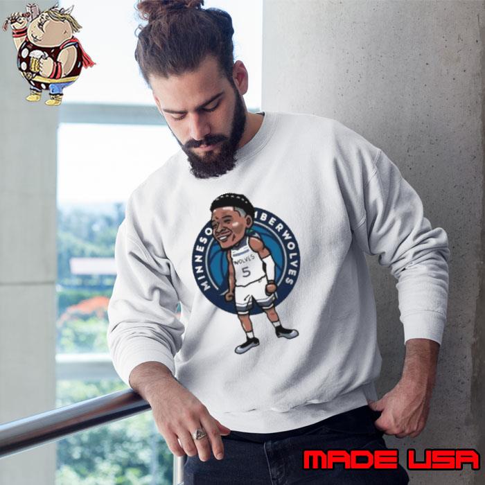 Anthony Edwards Minnesota Timberwolves player cartoon s Sweatshirt
