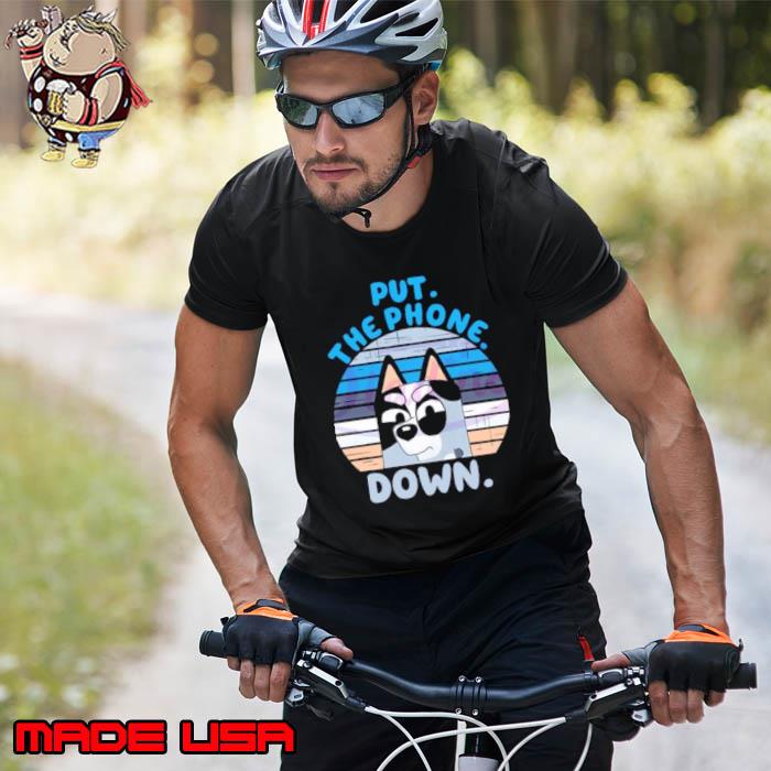 Bluey Put The Phone Down Skyline s Unisex
