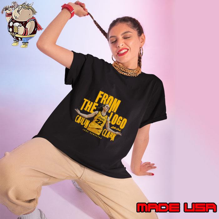 Caitlin Clark American college basketball player for the Iowa Hawkeyes From The Logo T-Shirt Ladies tee