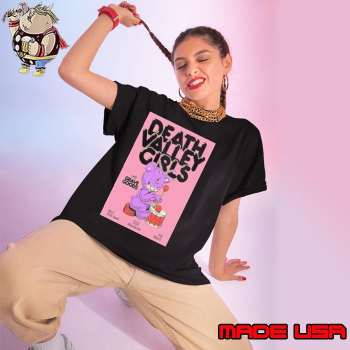 Death Valley Girls March 15 2024 Yes Pink Room Manchester England s Ladies tee
