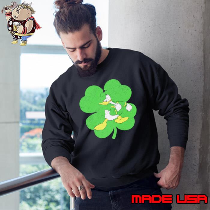 Disney Donald Duck Shamrock St Patrick’s Day Shirt Sweatshirt