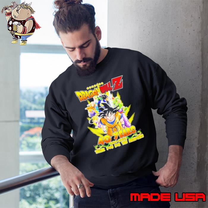 Dragon Ball Z 40 years 1984 2024 Thank you for the memories signature shirt