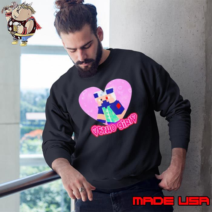 Etho girl heart minecraft s Sweatshirt