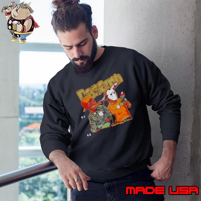 Freddy Krueger vs Jason Voorhees Holding Jordan 5 Daaamh vector shirt