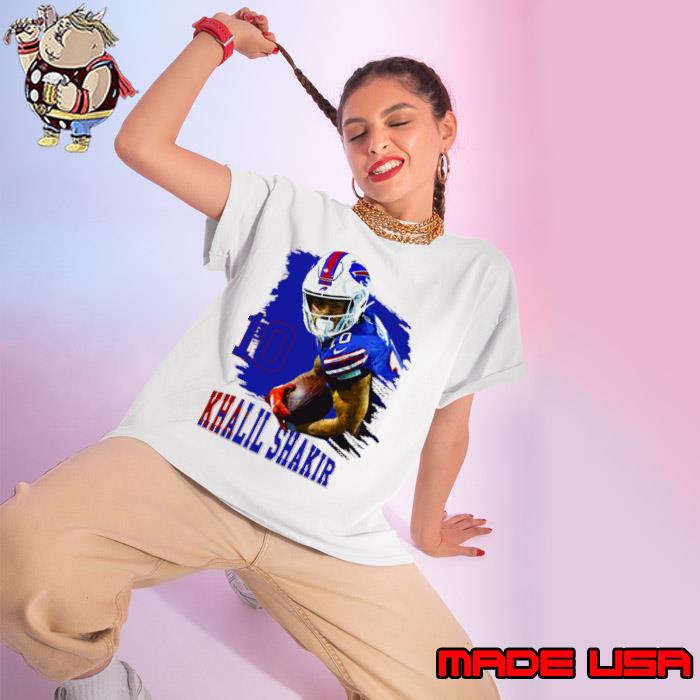 Funny american football wide receiver for the Buffalo Bills Khalil shakir 10 T-Shirt Ladies tee